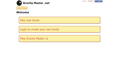Desktop Screenshot of gravitymaster.net